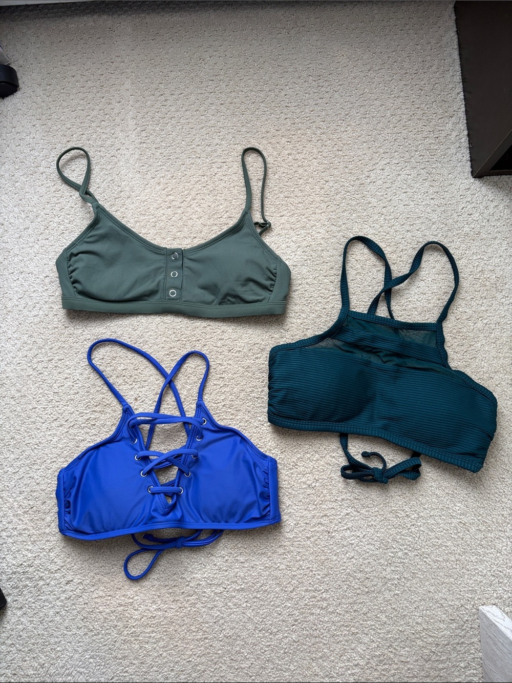 3 bikini tops